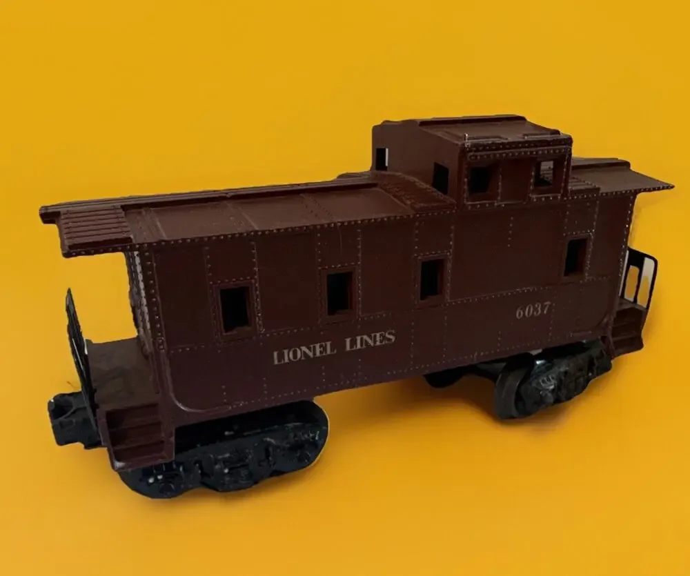 Lionel Lionel Lines 6037 O Gauge Brown Caboose 3-Rail AC Analog 1:48 Plastic
